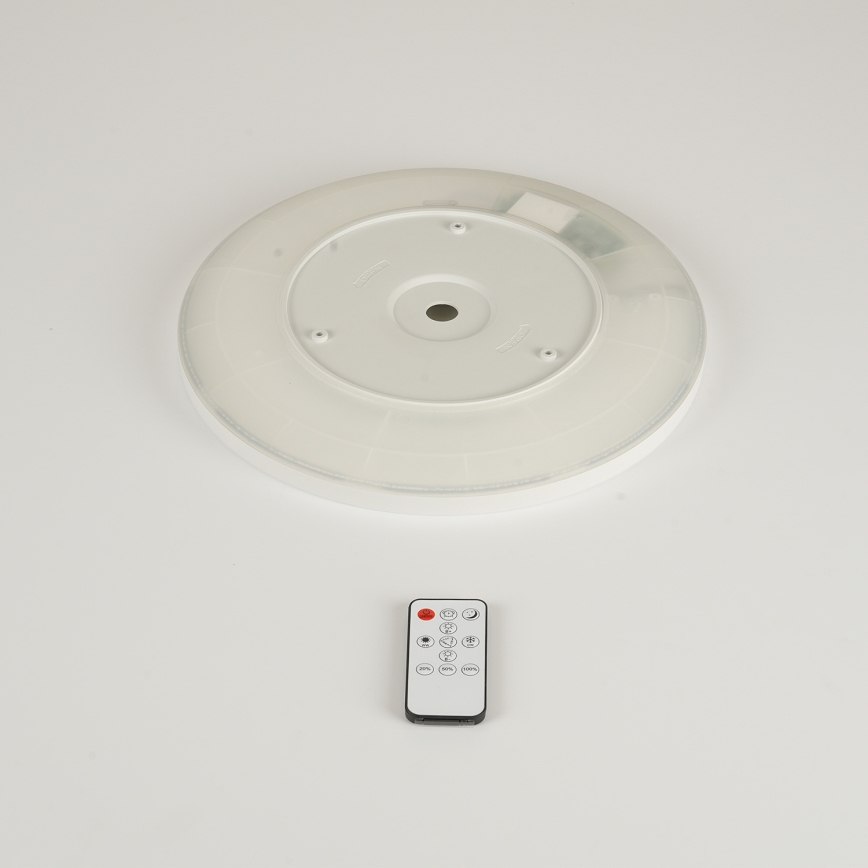 Brilagi - Plafonnier LED dimmable ULTRA SLIM LED/18W/230V 2700-6500K Ø 30 cm blanc + télécommande
