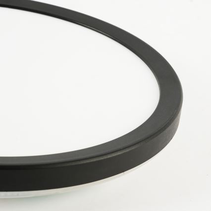 Brilagi - Plafonnier LED dimmable ULTRA SLIM LED/18W/230V 2700-6500K Ø 30 cm noir + télécommande