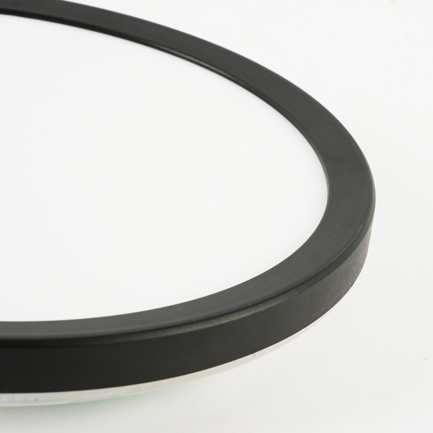 Brilagi - Plafonnier LED dimmable ULTRA SLIM LED/18W/230V 2700-6500K Ø 30 cm noir + télécommande