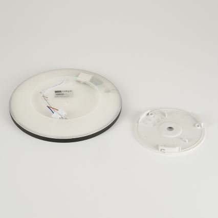 Brilagi - Plafonnier LED dimmable ULTRA SLIM LED/18W/230V 2700-6500K Ø 30 cm noir + télécommande