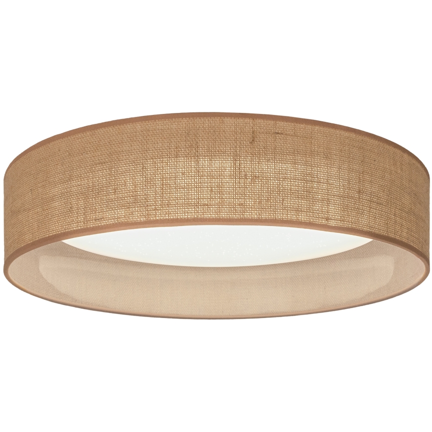 Brilagi - Plafonnier LED dimmable VELVET SMARTIX STARS LED/24W/230V 3000-6000K Ø 45 cm beige Wi‑Fi Tuya Beacon + télécommande