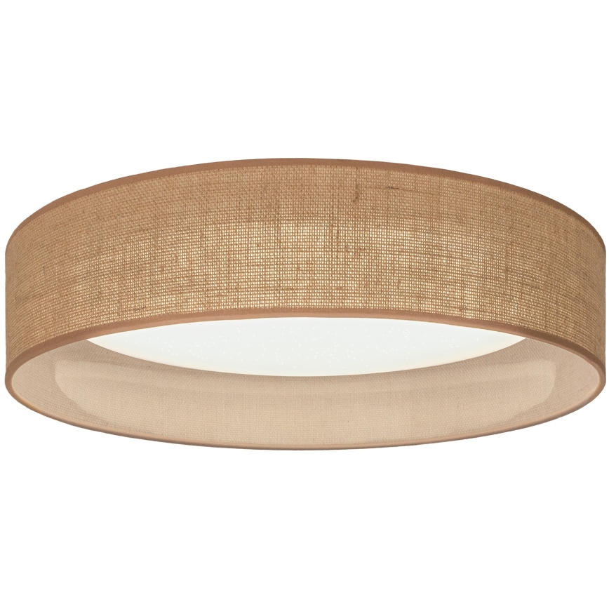 Brilagi - Plafonnier LED dimmable VELVET SMARTIX STARS LED/36W/230V 3000–6000K Ø 55 cm beige Wi-Fi Tuya Beacon + télécommande