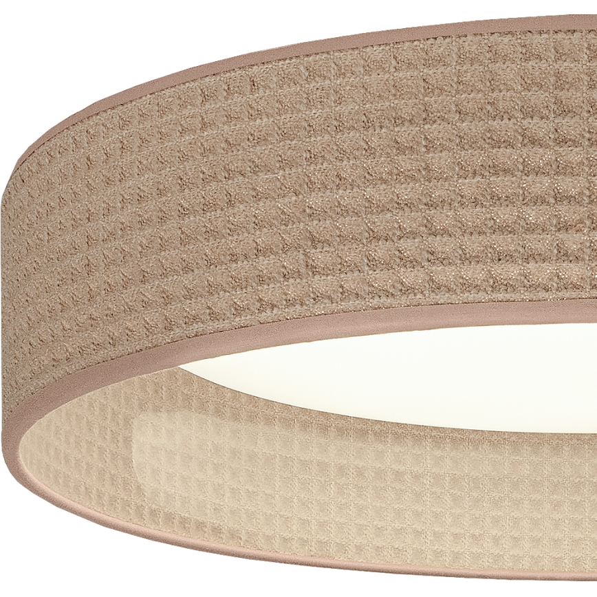 Brilagi - Plafonnier LED dimmable VELVET SMARTIX LED/24W/230V 3000-6000K Ø 45 cm beige Wi-Fi Tuya Beacon + télécommande