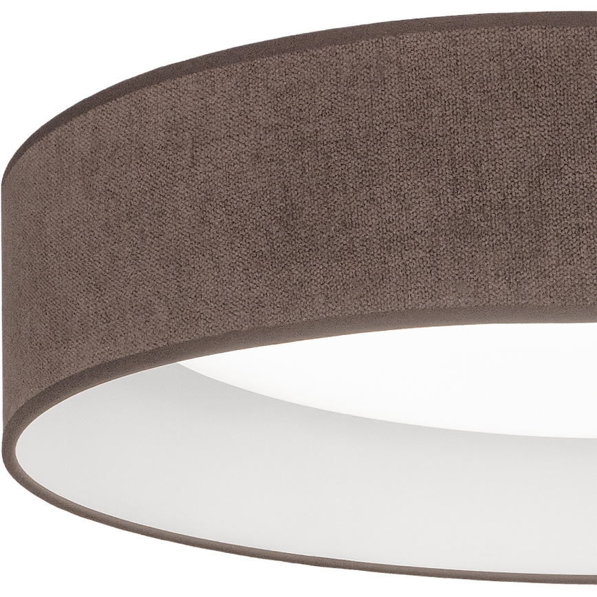 Brilagi - Plafonnier LED dimmable VELVET SMARTIX LED/24W/230V 3000-6000K Ø 45 cm brun Wi-Fi Tuya Beacon + télécommande