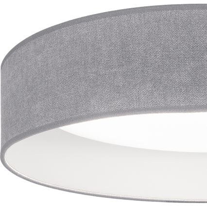 Brilagi - Plafonnier LED dimmable VELVET SMARTIX LED/24W/230V 3000-6000K Ø 45 cm gris Wi-Fi Tuya Beacon + télécommande