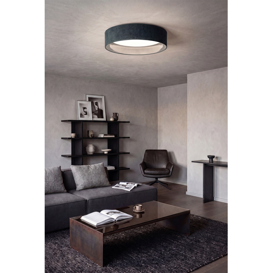 Brilagi - Plafonnier LED dimmable VELVET SMARTIX LED/36W/230V 3000–6000 K Ø 55 cm vert Wi‑Fi Tuya Beacon + télécommande
