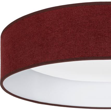 Brilagi - Plafonnier LED dimmable VELVET SMARTIX LED/36W/230V 3000–6000K Ø 55 cm bordeaux Wi‑Fi Tuya Beacon + télécommande