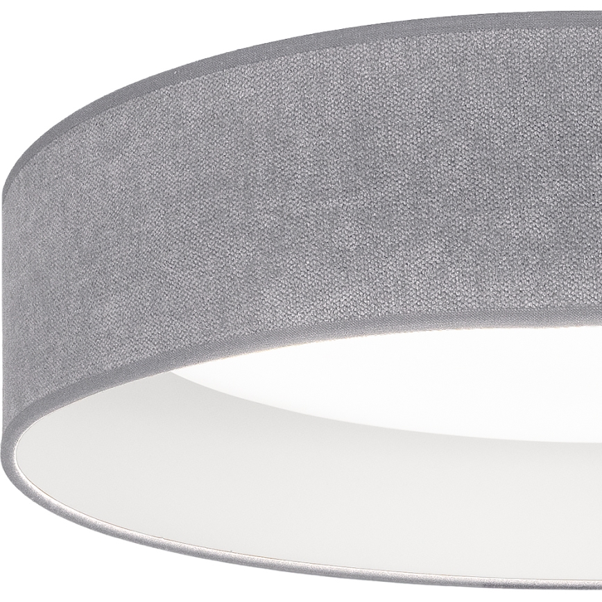 Brilagi - Plafonnier LED dimmable VELVET SMARTIX LED/36W/230V 3000-6000K Ø 55 cm gris Wi-Fi Tuya Beacon + télécommande