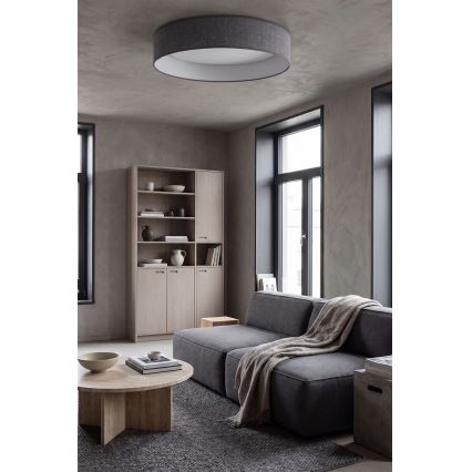 Brilagi - Plafonnier LED dimmable VELVET SMART VARI LED/36W/230V 3000-6500K Ø 55 cm, gris + télécommande