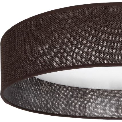 Brilagi - Plafonnier LED dimmable VELVET SMART VARI LED/36W/230V 3000-6500K Ø 55 cm marron + télécommande