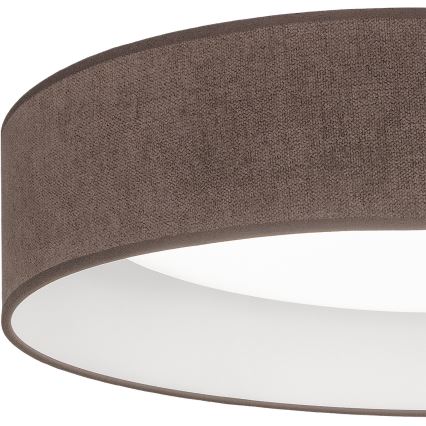 Brilagi - Plafonnier LED dimmable VELVET SMART VARI LED/36W/230V 3000-6500K Ø 55 cm marron + télécommande incluse