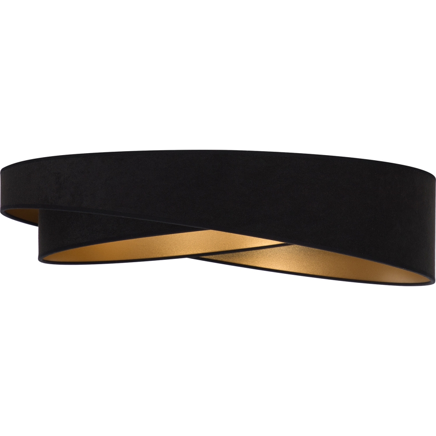 BRILAGI - Plafonnier LED dimmable VELVET TWIST LED/36W/230V 3000-6000K Ø 65 cm Wi-Fi Tuya Beacon noir/doré + télécommande