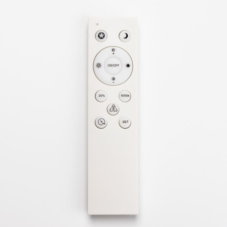 BRILAGI - LED Plafonnier dimmable VELVET TWIST LED/36W/230V 3000-6000K Ø 65 cm Wi-Fi Tuya Beacon vert/beige + télécommande