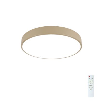 Brilagi - Plafonnier LED Dimmer POOL LED/48W/230V 3000-6000K diamètre 40 cm beige + télécommande