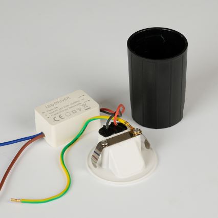 Brilagi - Luminaire LED encastré d'extérieur STAIRDOT LED/2W/230V blanc IP65 rond