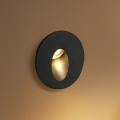 Brilagi - Luminaire LED encastré pour l'extérieur STAIRDOT LED/2W/230V, noir, IP65, rond