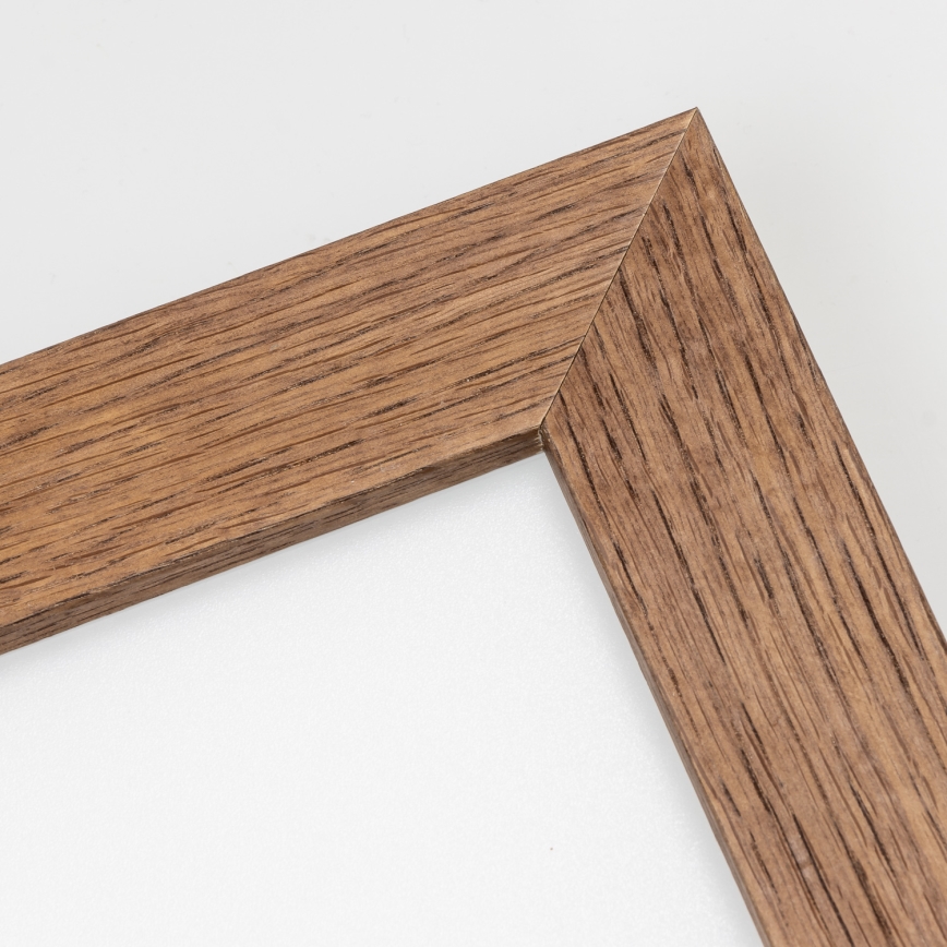 Brilagi - Plafonnier LED dimmable SLIMFRAME WOOD LED/36W/230V 49,5x49,5 cm 3000-6000K brun foncé + télécommande