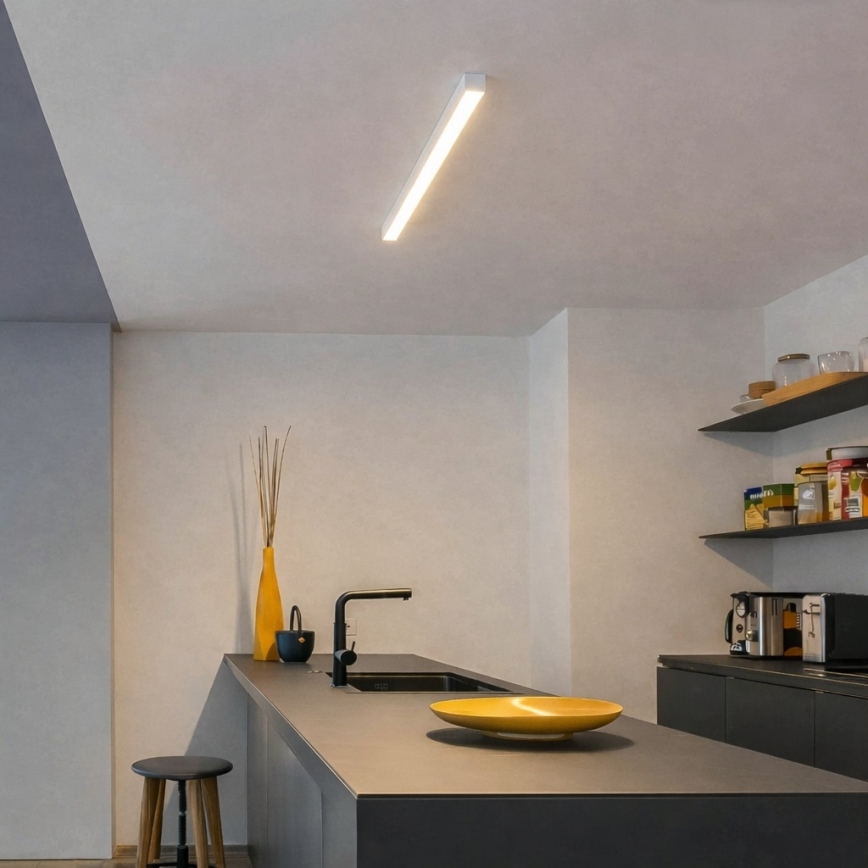 Brilagi - Plafonnier LED en saillie FULLDAY LED/10/15/20W/230V 2700/4000/6000K 60 cm blanc