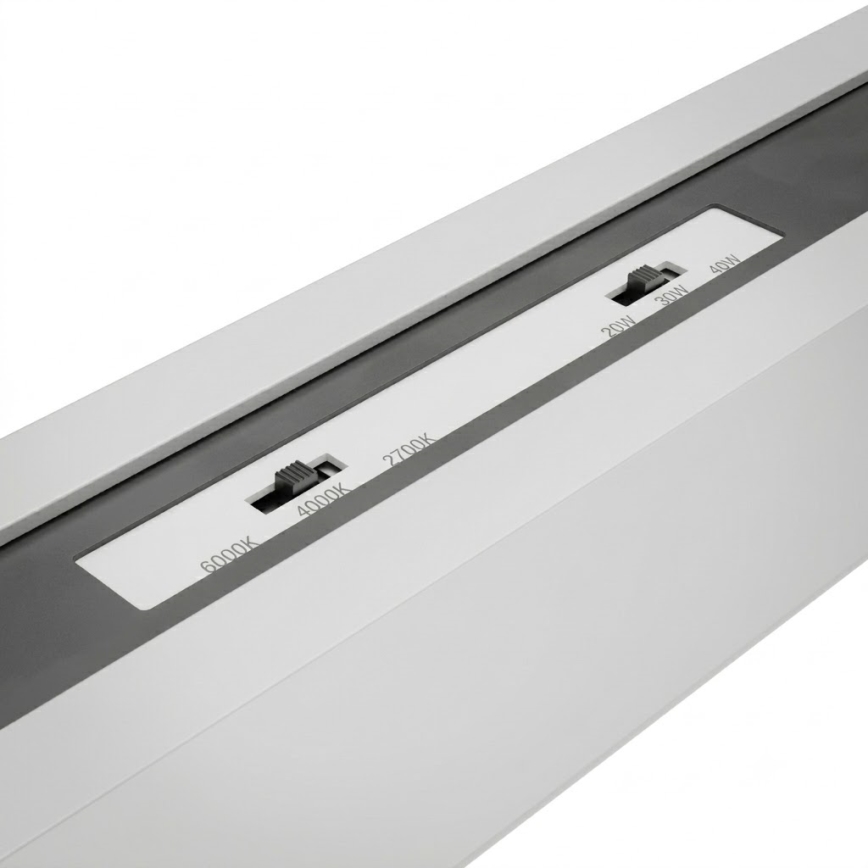 Brilagi - Plafonnier LED à montage apparent FULLDAY LED/20/30/40W/230V 2700/4000/6000K 120 cm blanc
