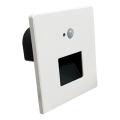 Brilagi - Luminaire LED pour escalier JACK avec détecteur de mouvement et capteur crépusculaire LED/3W/230V 3000/4000/6500K IP65 blanc