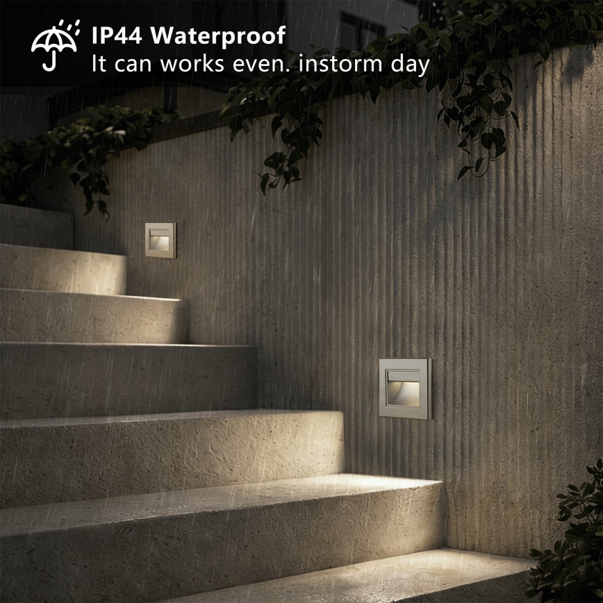 Brilagi - Luminaire LED pour escalier STEP LIGHT 1,5 W / 230 V IP44 anthracite