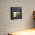 Brilagi - Luminaire LED pour escalier STEP LIGHT LED/1,5W/230V IP44 noir