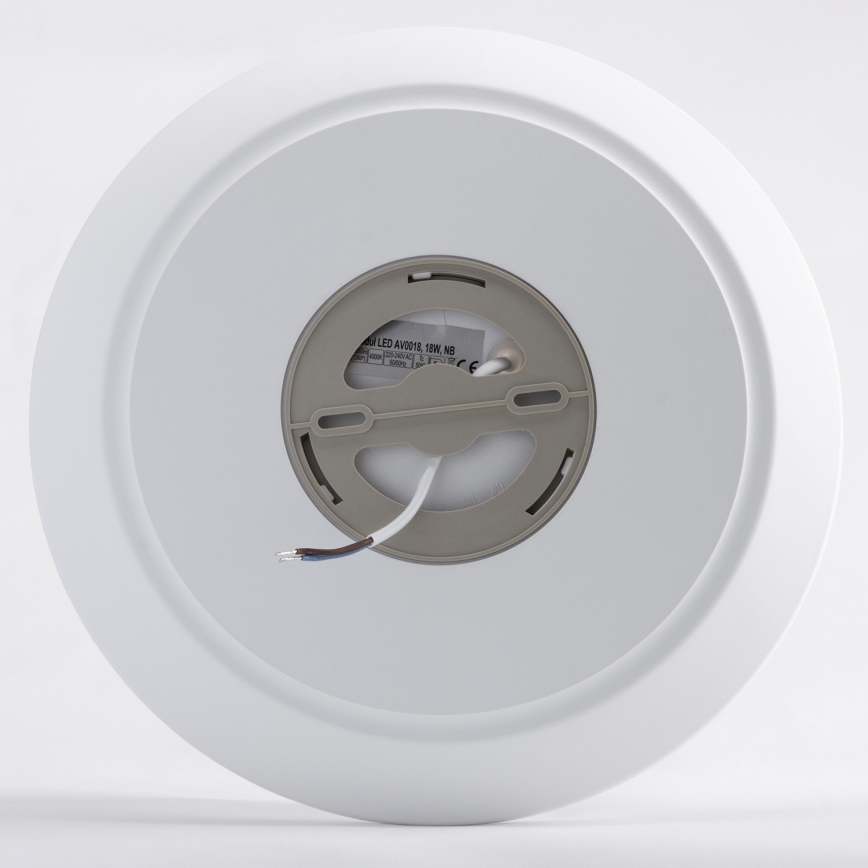 Brilagi - Plafonnier LED de salle de bains avec capteur VESTAS LED/18W/230V Ø 28 cm 4000K IP54