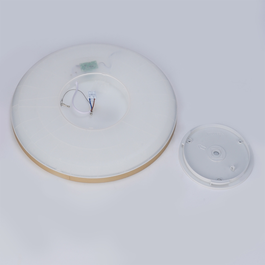 Brilagi - plafonnier LED pour salle de bains ULTRA SLIM LED/24W/230V Ø 42 cm doré IP54