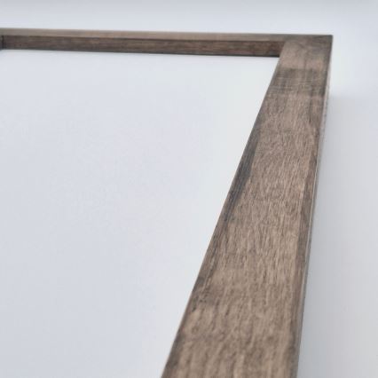 Brilagi - Plafonnier LED pour salle de bains WOODY FRAME LED/40W/230V 120x30 cm IP44 chêne/noyer