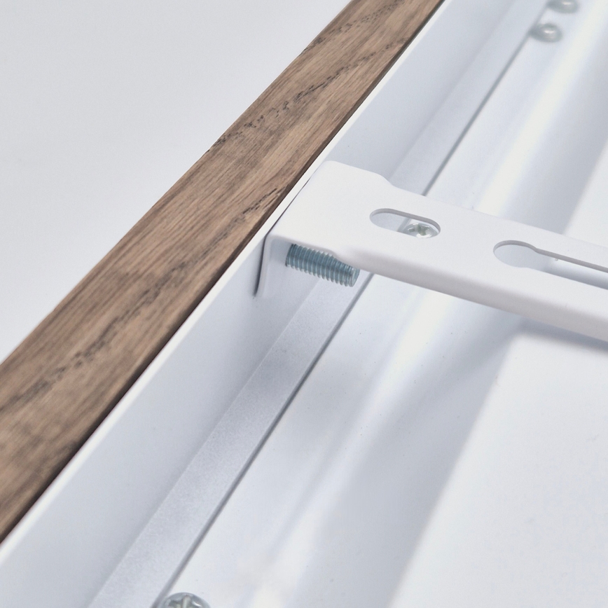 Brilagi - Plafonnier LED pour salle de bains WOODY FRAME LED/40W/230V 120x30 cm IP44 chêne/noyer