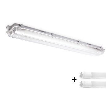 Brilagi - Luminaire LED technique étanche à la poussière OPTIMA T8 2xG13/9W/230V 4000K IP65 67,5 cm