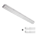 Brilagi - Luminaire LED technique étanche à la poussière OPTIMA T8 pour tubes fluorescents, 2xG13/18W, 230V, 6500K, IP65, 128 cm