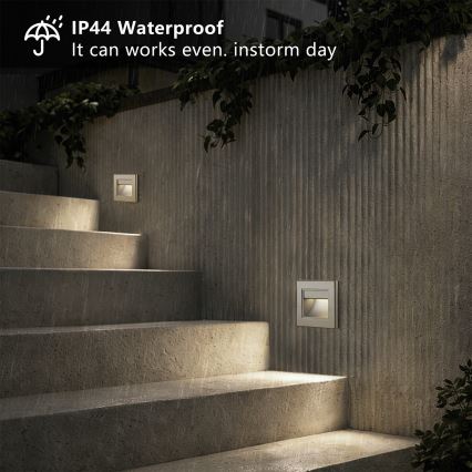 Brilagi - Luminaire pour escalier STEP LIGHT LED/1,5W/230V IP44 anthracite