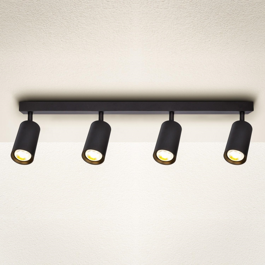 Brilagi - Luminaire spot LED RGBW dimmable SELE 4xGU10/6,5W/230V 2700-6500K noir
