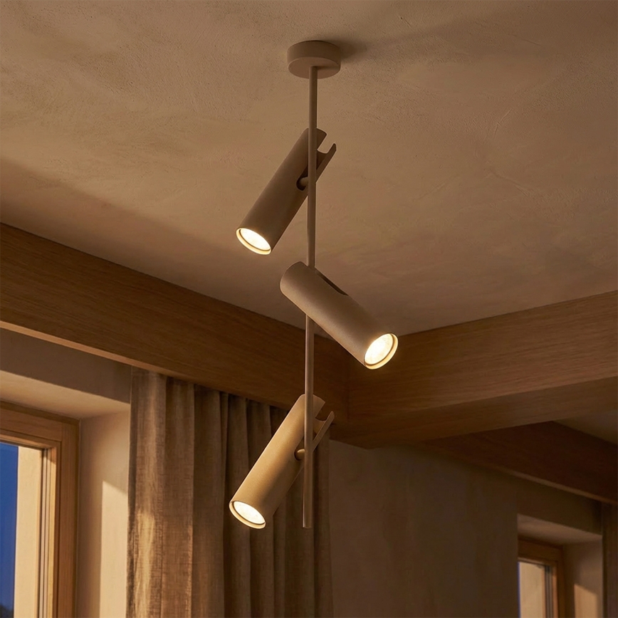 Brilagi - Luminaire sur tige BRANCH 3xGU10/30W/230V beige