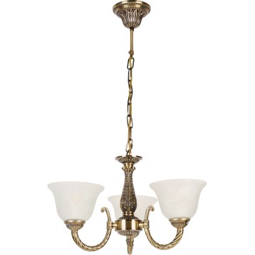 Brilagi - Lustre à chaîne CLASSIC 3xE14/10W/230V laiton