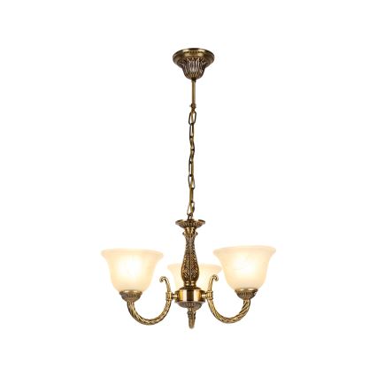 Brilagi - Lustre à chaîne CLASSIC 3xE14/10W/230V laiton