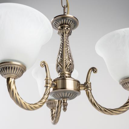 BRILAGI - Lustre à chaîne CLASSIC 3xE14/10W/230V laiton