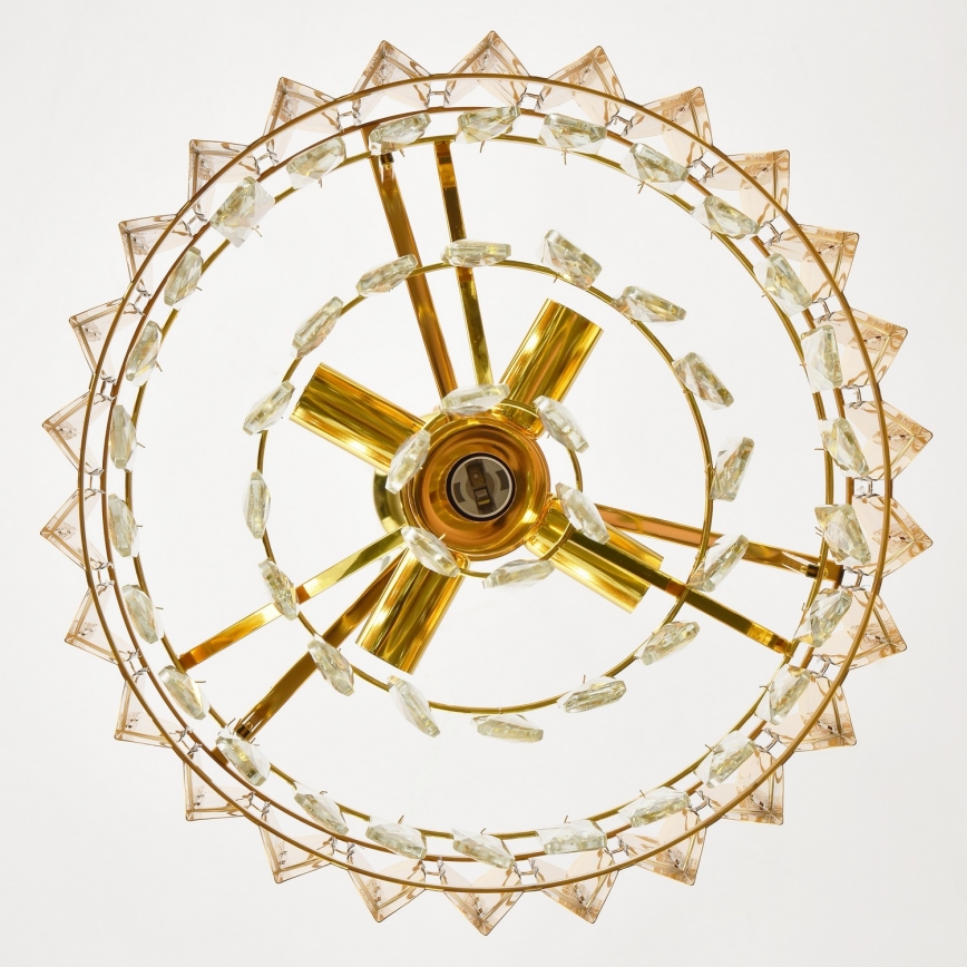 Brilagi - Lustre à chaîne CRISTAL 5xE14/40W/230V Ø 38 cm