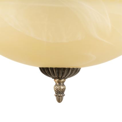 BRILAGI - Lustre à chaîne DAHLIA 9xE27/40W/230V Ø 74 cm, laiton