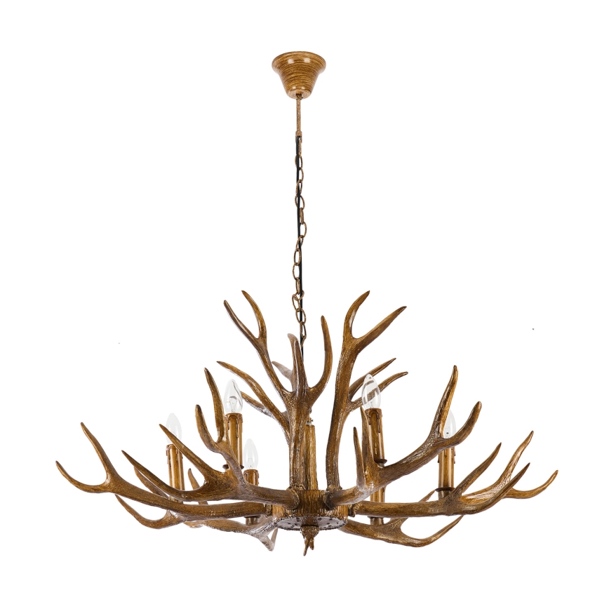 Brilagi - Lustre à chaîne DEER 6xE14/10W/230V Ø 102 cm