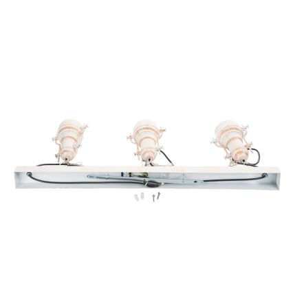 Brilagi - Lustre à chaîne PYRONIC 3xE27/40W/230V crème/patine