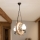 Brilagi - Lustre à chaîne TIMONA 2xE14/40W/230V chêne
