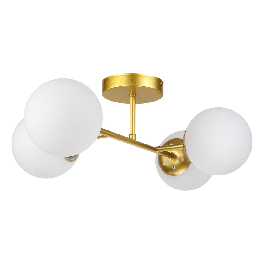 Brilagi - Lustre affleurant MALONY 4xE14/20W/230V doré