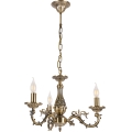 Brilagi - Lustre CLASSIC sur chaîne 3xE14/10W/230V, laiton