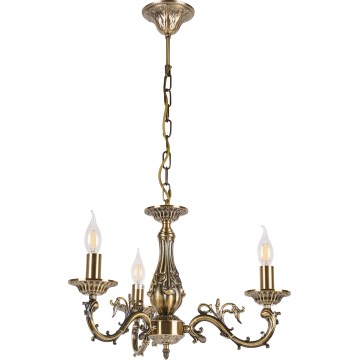 Brilagi - Lustre CLASSIC sur chaîne 3xE14/10W/230V, laiton