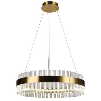 Brilagi - Suspension LED en cristal dimmable sur câble HALO LED/40W/230V 3000–6500K Ø 60 cm + télécommande