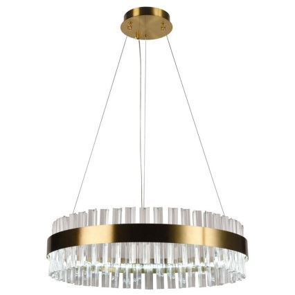 Brilagi - Suspension LED en cristal dimmable sur câble HALO LED/40W/230V 3000–6500K Ø 60 cm + télécommande