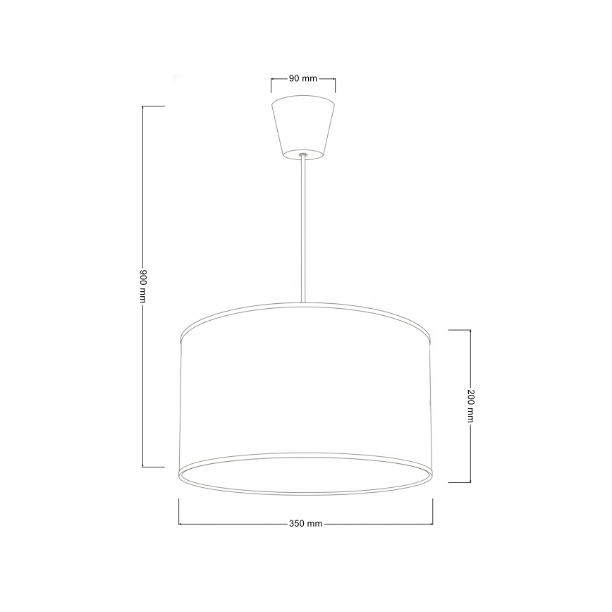 Brilagi - Lustre enfant LED suspendu sur câble BOBO, 1xE27/10W/230V, Ø 35 cm, blanc/petits lapins