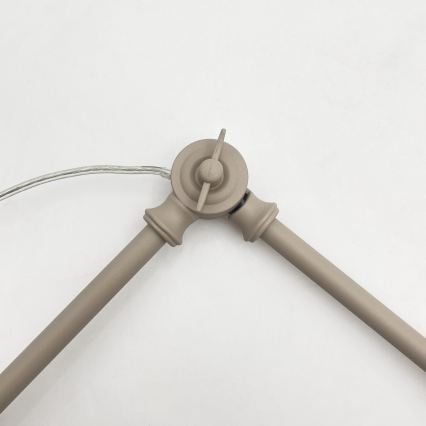 Brilagi - Lustre LED à tige IRONBEAM 1xE27/60W/230V beige